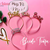 Bride To Be Hens Party Sash Tiara Hens Night Bridal Shower Accessories Bachelorette Veil Bachelorette Party Bridal Shower Tiara Hair Dec
